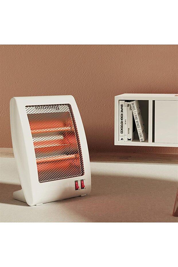 Compact Portable Heater | Dual Settings, Hidden Handle, Tip-Over Safety, Radiant He - 7