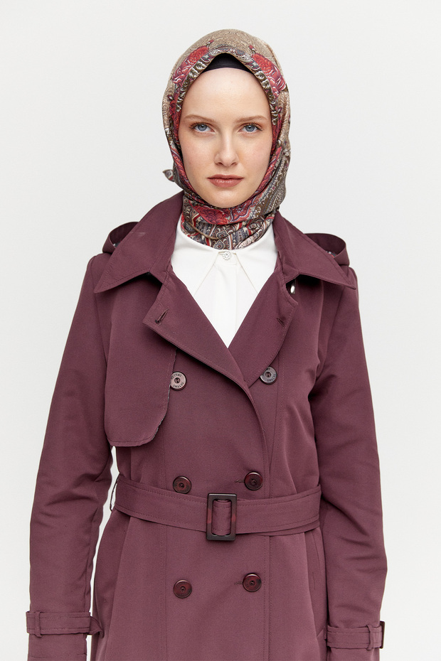 Çıkarılabilir Kapüşonlu Kruvaze Kap - 4