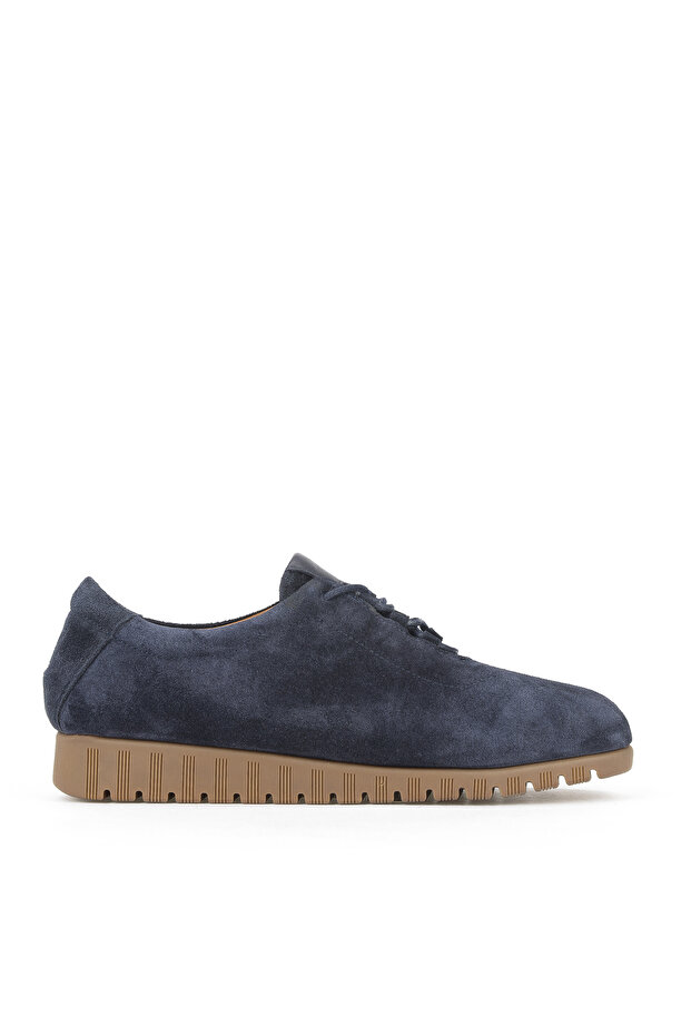 , Women's Genuine Leather Shoes 1531050Z26144009K Navy Blue
