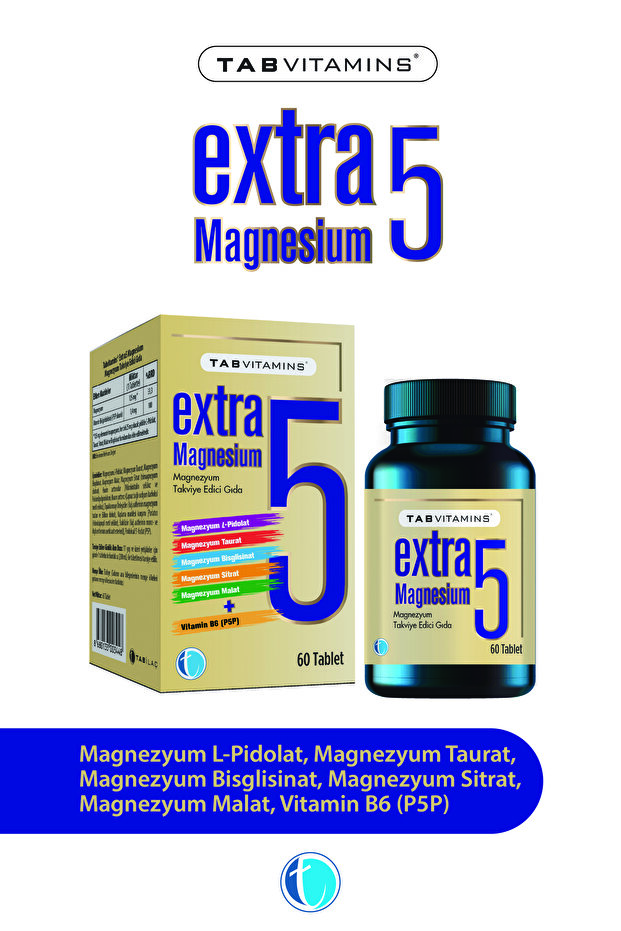 Extra5 Magnesium 60 Tablet - 1