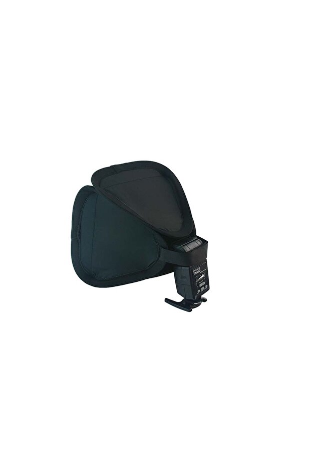 Foldable mini-softbox diffuser 23x23cm for skate flashes with velcro fastening - 2