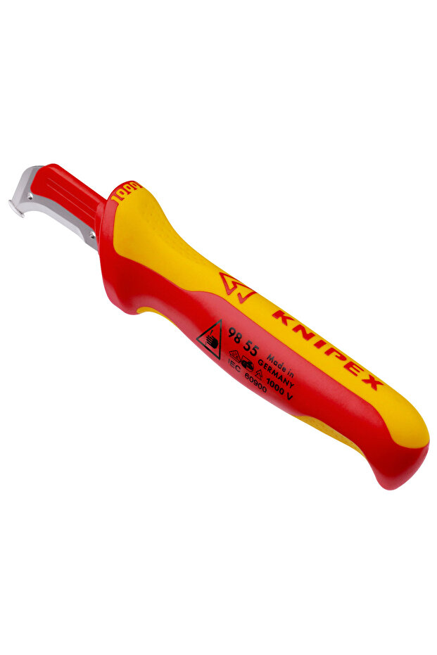Wire stripper with guide shoe and multi-component inserts insulated according to VDE 180 mm - 2