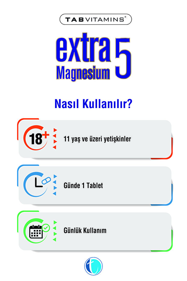 Extra5 Magnesium 60 Tablet - 4