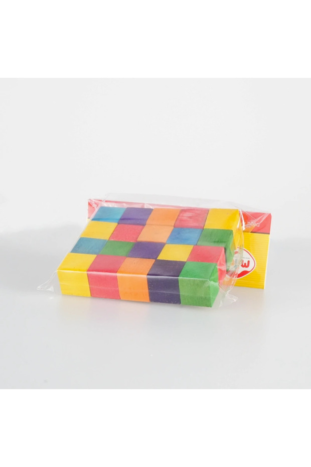 Ahşap Küp - Renkli Yapı ve Öğrenme - 1