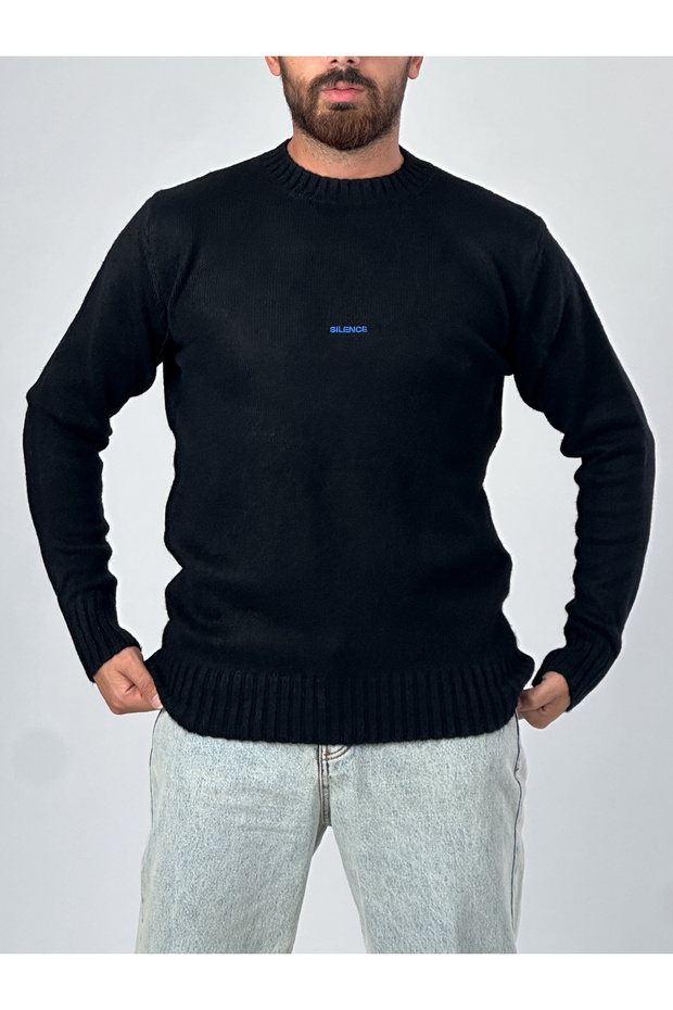 Basic Чорна чоловіча кофта - 4