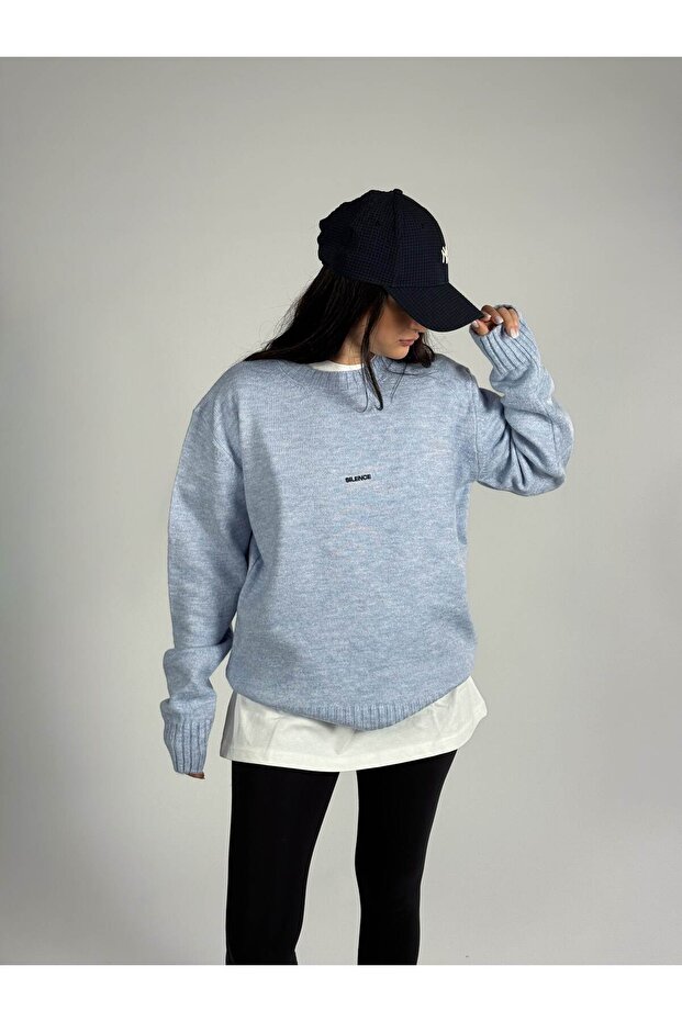 سترة نسائية زرقاء أساسية - 1