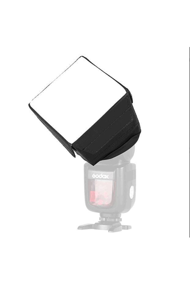 Mini softbox SB1010 universal textile bounce-diffuser 10x10cm for speedlite flashes - 2