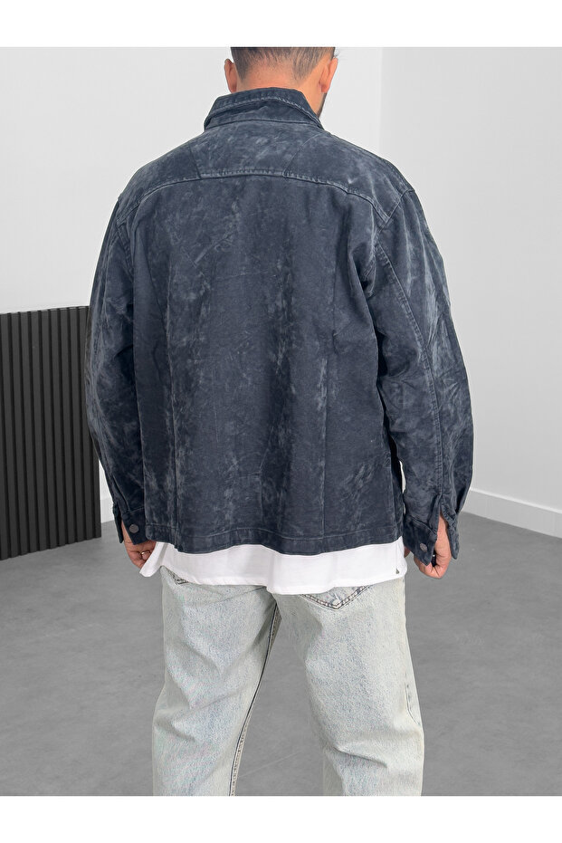 سترة رجالية رمادية - 5