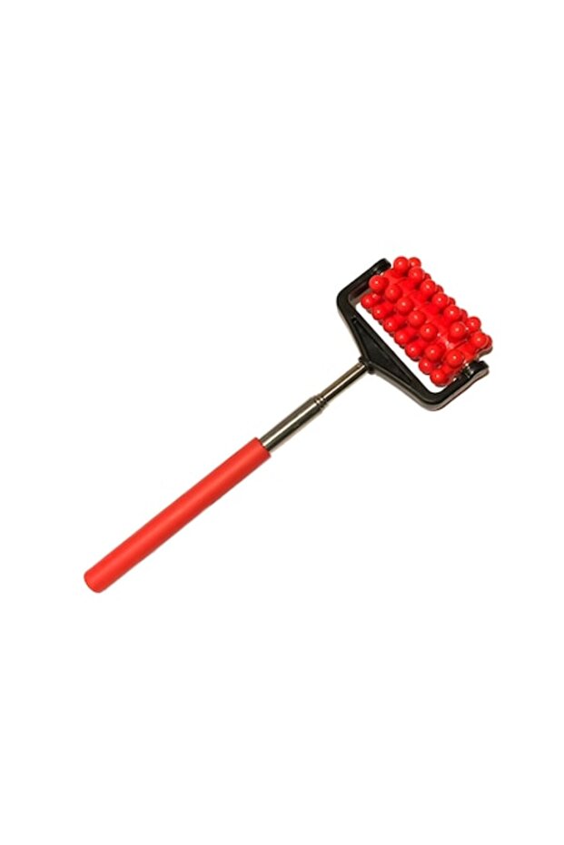 Extendable Back Massager Device, Red - 1