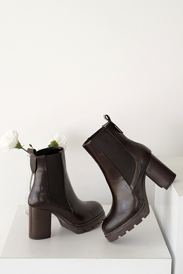 Kalın Topuklu Bot - 3