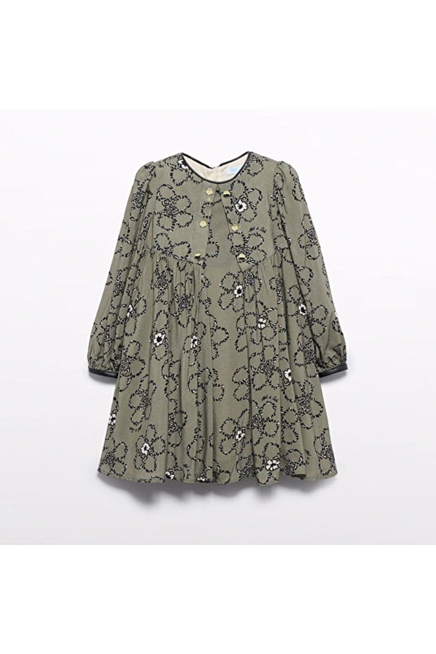Abel&Lula Girl's Dress - Khaki