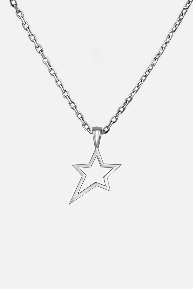Offstar Gümüş Yıldız Kolye - 1