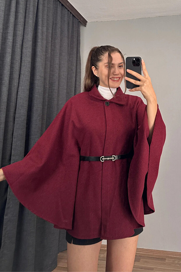 Women's Winter Cashmere Poncho