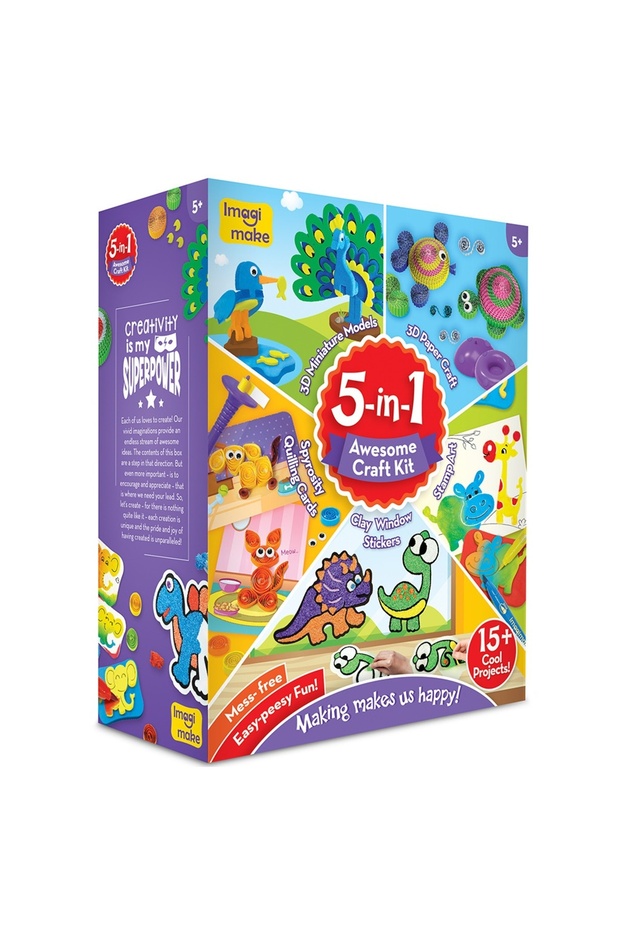 Set Creativ pentru Copii 5 in 1 - 9