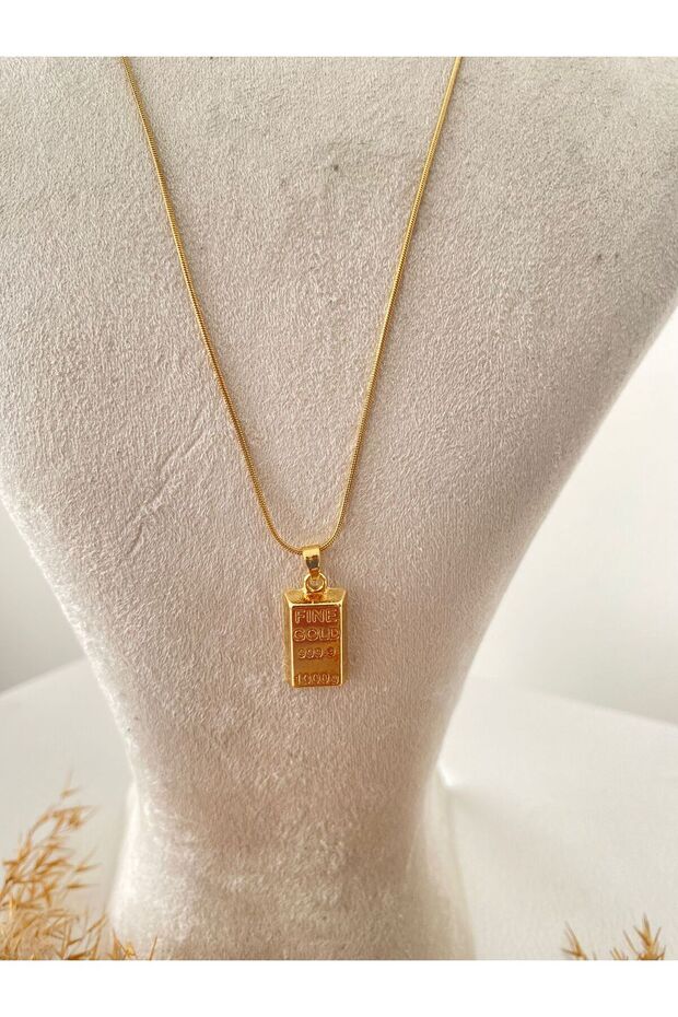 Külçe Çelik Kolye - 3