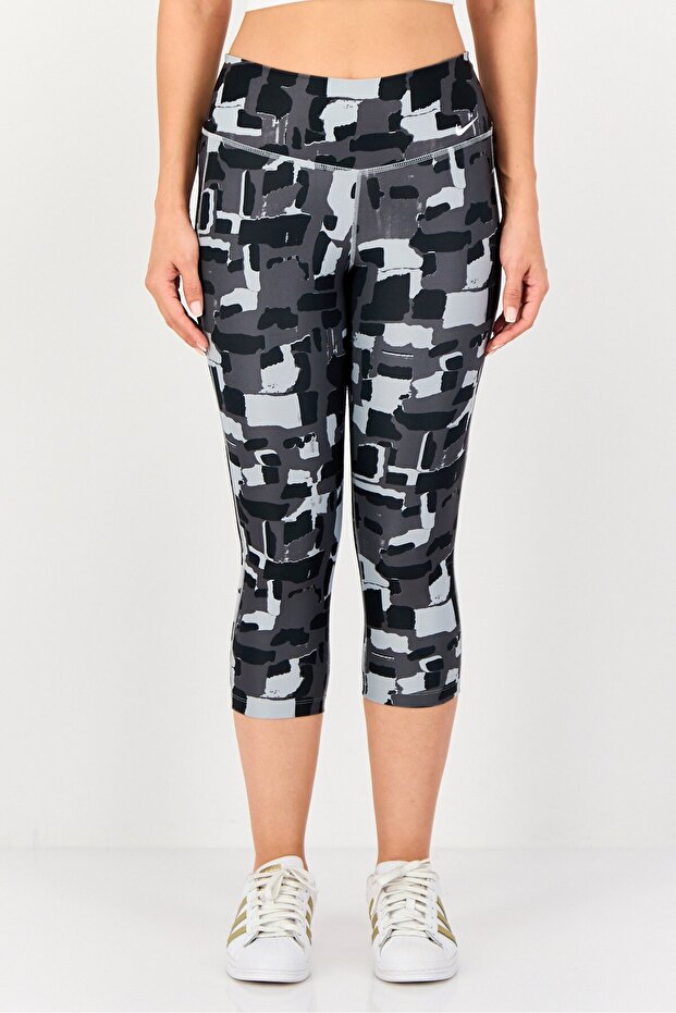 Women Sportswear Fit Camouflage Training 3/4 Leggings, Multicolor