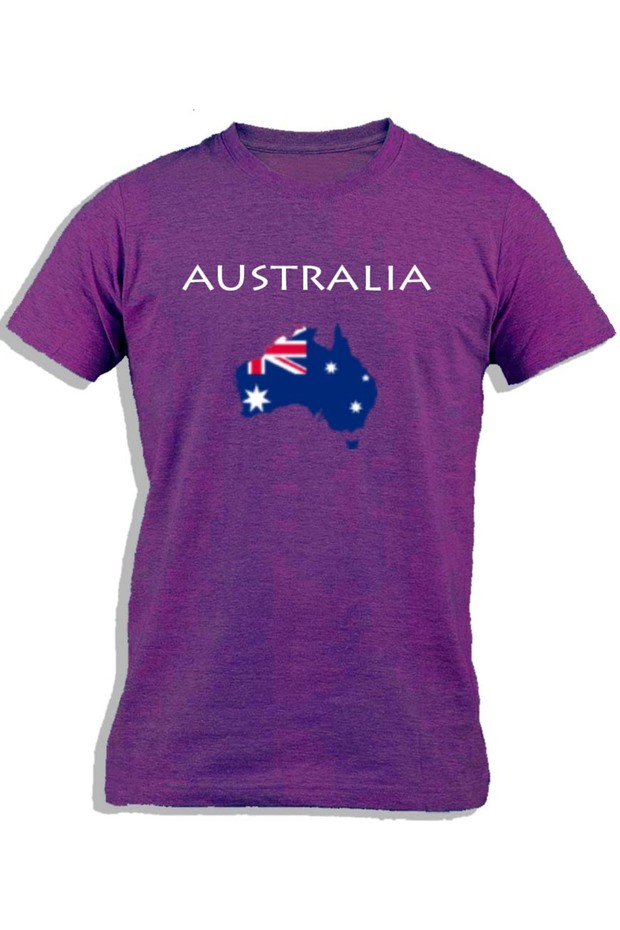 AUSTRALIAN MAP FLAG