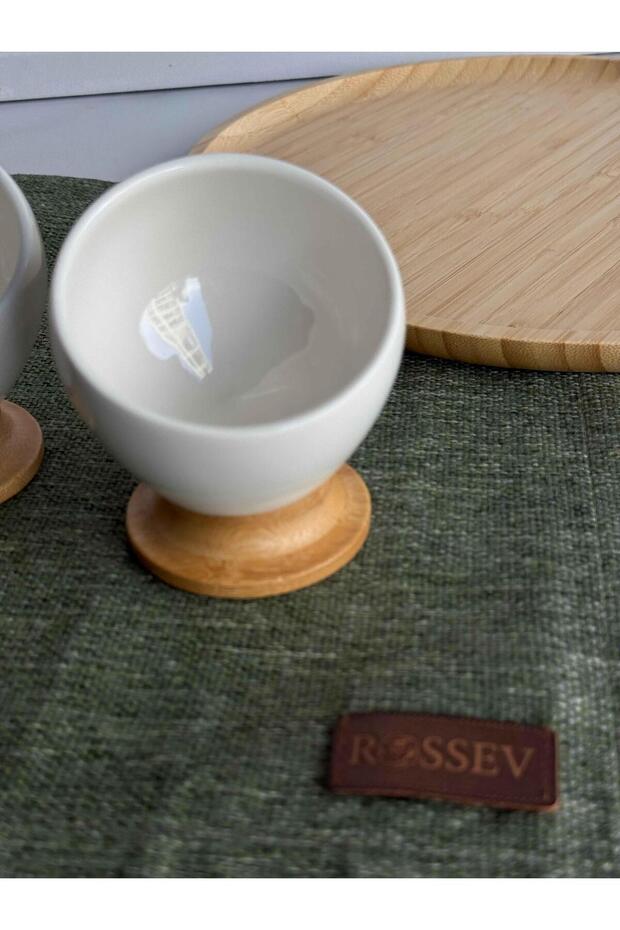 Bambu Ayaklı 2'li Sosluk Kase - 4