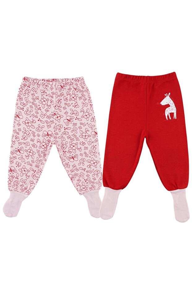 100% Organic Cotton 2-Piece Socks Single Bottom 3-36 Months