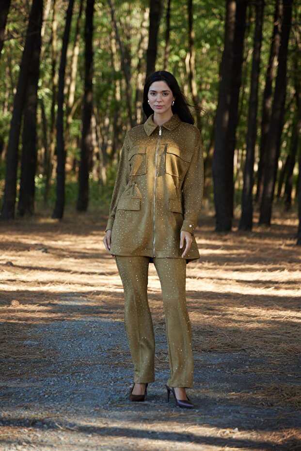 Premium By SERPME TAŞLI SÜET TAKIM - 4