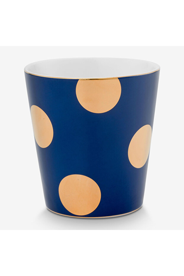 Dot Delight Lacivert Porselen Latte Bardağı 290 Ml - 3