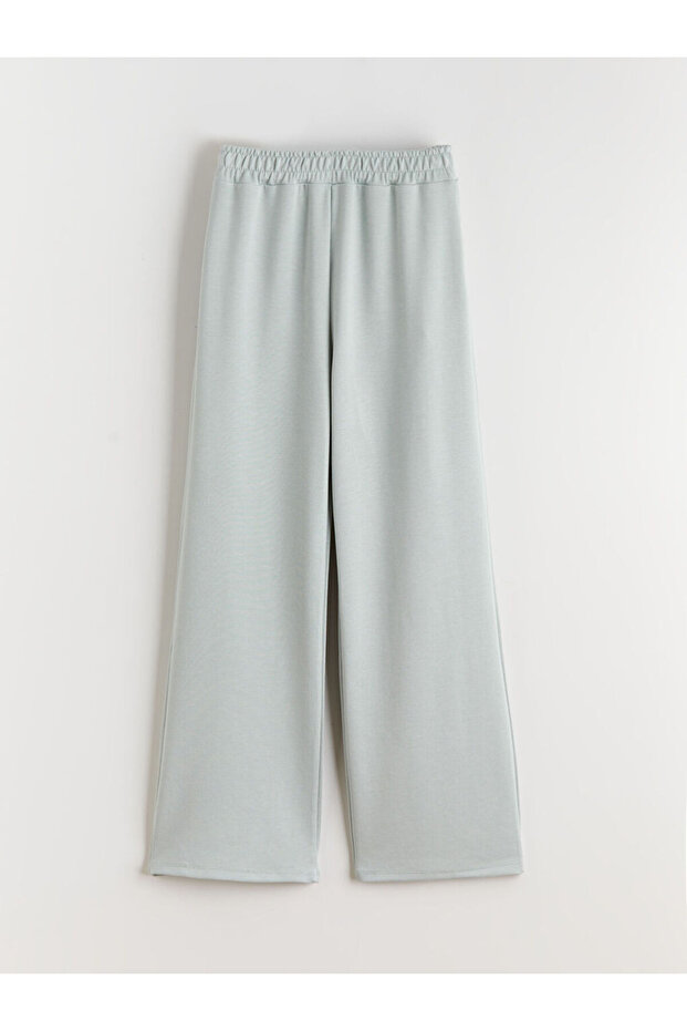 Green Elastic Waist Girl's Sweatpants