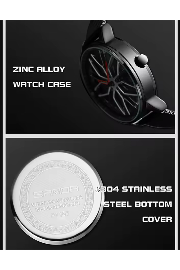 ÇELİK SPOR ARABA JANTLI İÇİ DÖNEN JANT MODEL JANTLI SAAT MODEL - 5