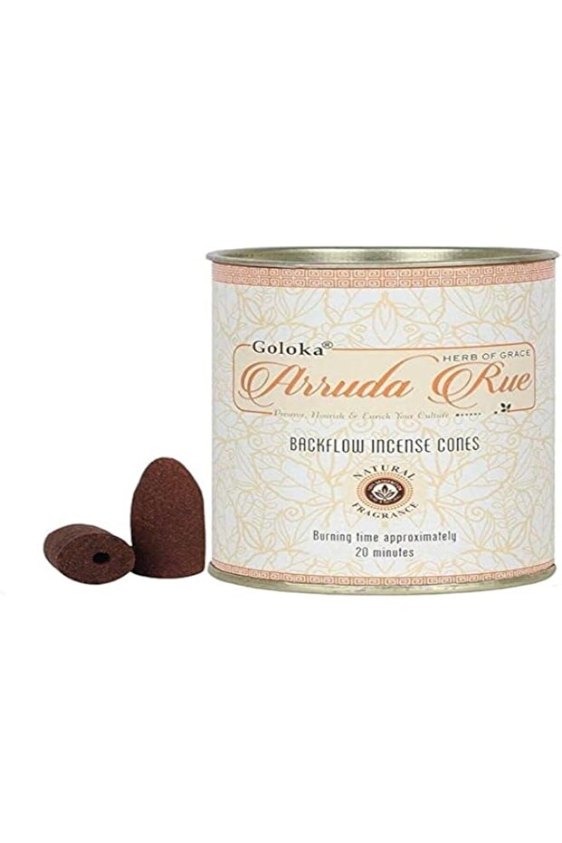 GOLOKA Arruda Back Flow Cones Pack - 9cm x 7cm (Pack of 6) - Premium Aromatic Relaxation - Perfect for Home & Office Decor