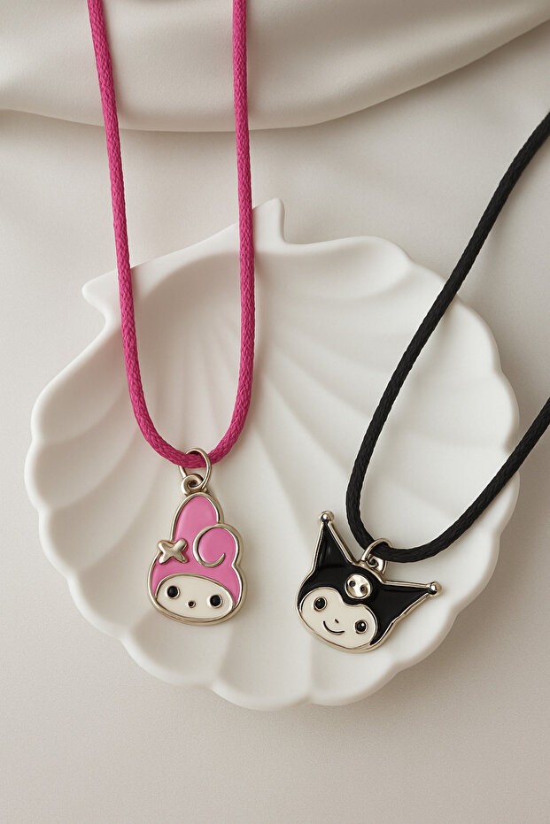 Kuromi My Melody Hello Kitty Batman Captain America Design Children's Necklaces