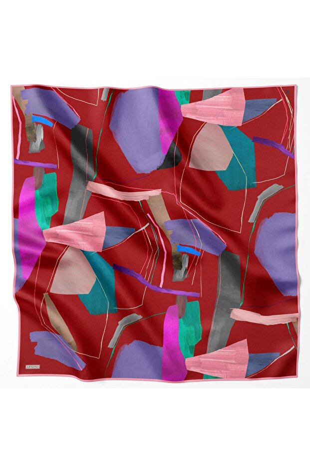 Eșarfă de mătase - 9241D-82 - Tivil - 2