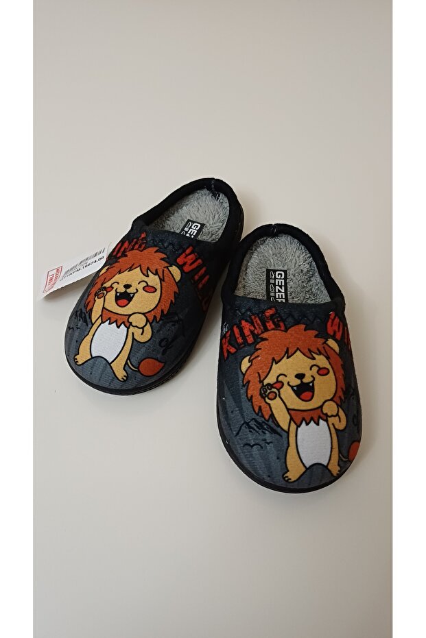 Winter Boys' Fleece Sole House Slippers