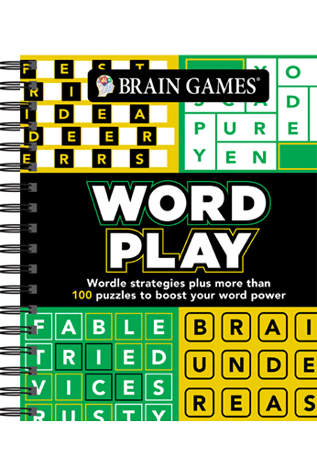 Brain Games - Word Play: Wordle Strategies Plus More Than 100 Puzzles to Boost Your Word Power - 1