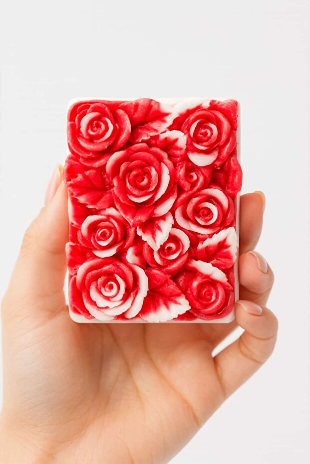 مجموعة صابون الورد المزدوجة - 6