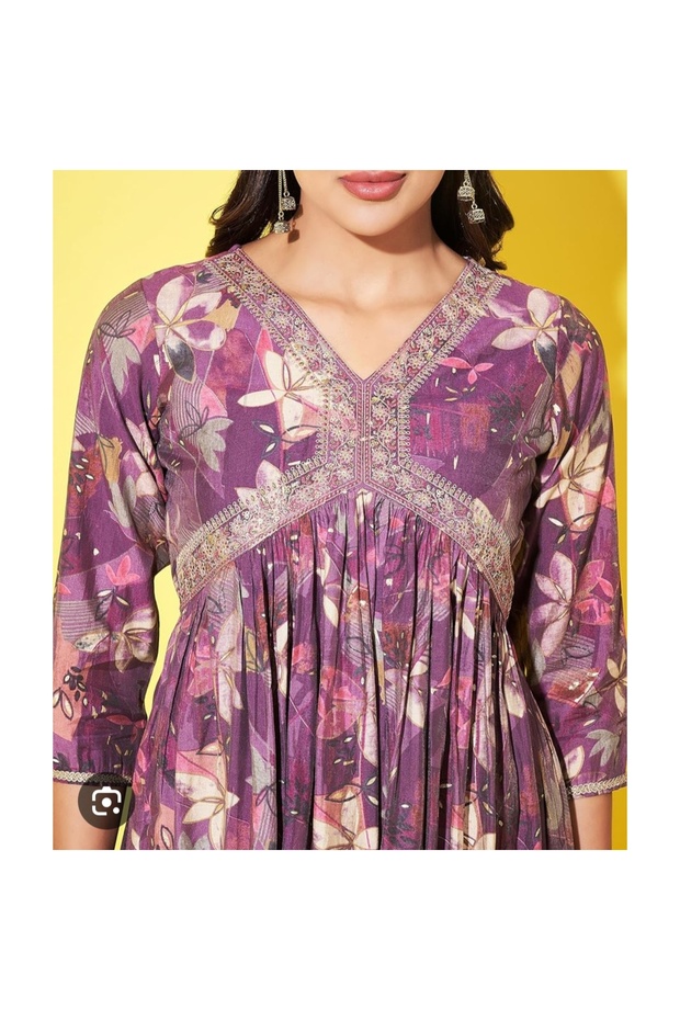 Hint Nakışlı Elbise - 4