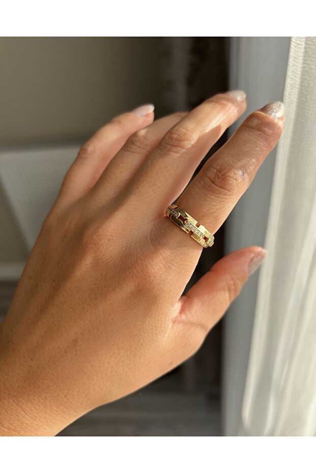 خاتم بتصميم VIP مرصع بالأحجار الكريمة - 1