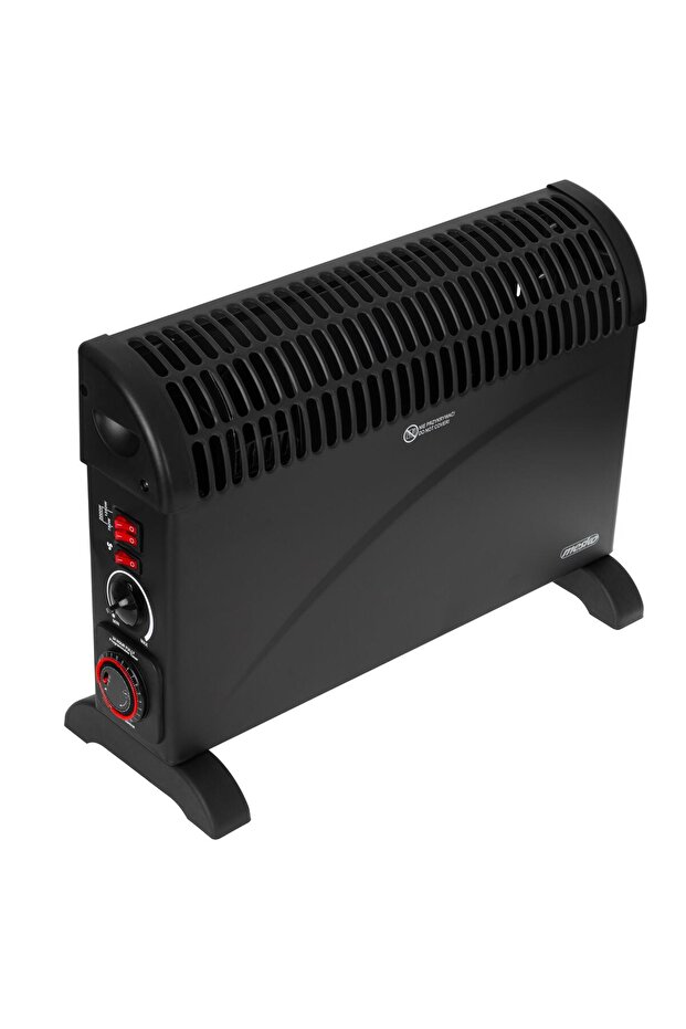 MS 7741 black Convector heater with timer and turbo blower - 8
