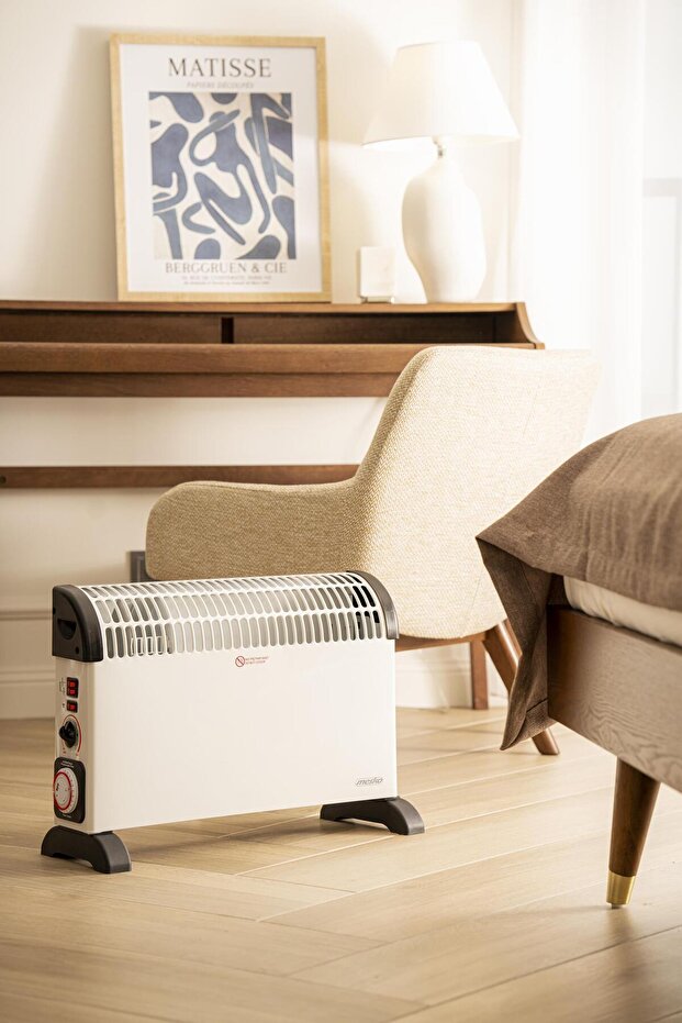 MS 7741 white Convector heater with timer and turbo blower - 13