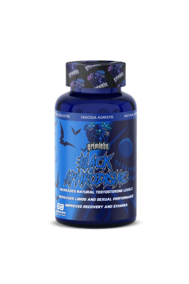 Grimlabs Black Aphrodisiac Fadogia Agrestis 60 Capsules - 600 Mg