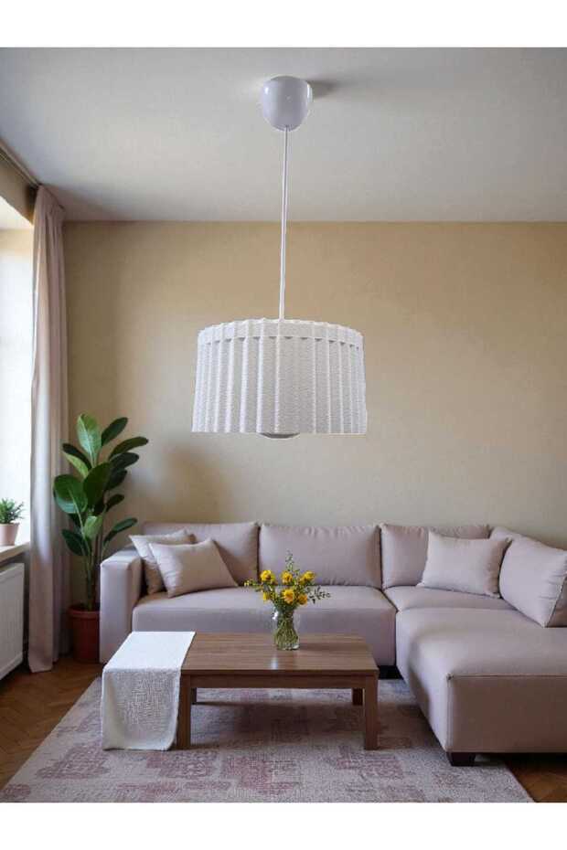 İskandinav Tarzı Modern Sütun Tasarım Bohem Tarzı Avize (ampul hediyedir) - 2