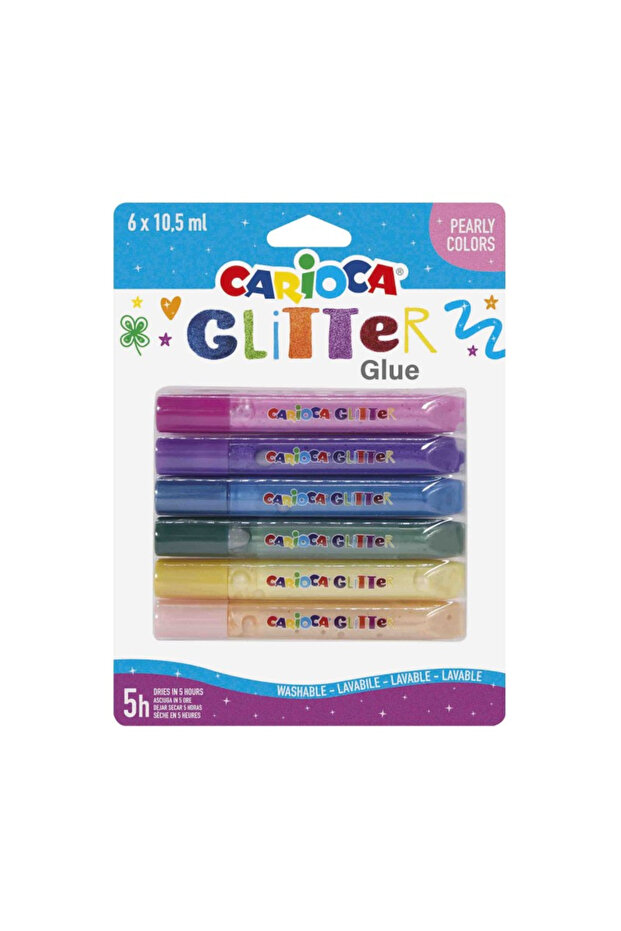 Pearly glitter glue - 1