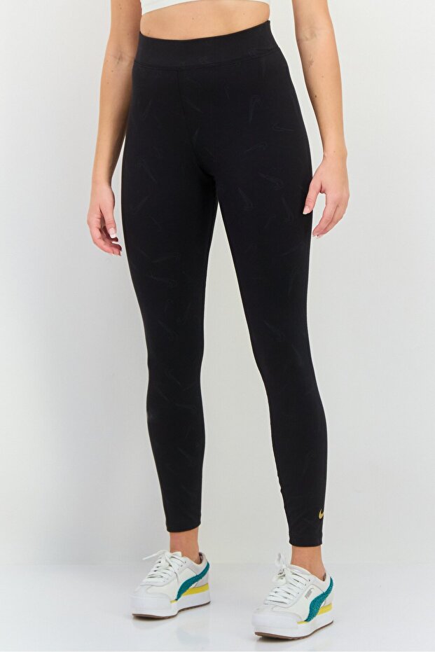 Women Sportswear Fit Training Tights, Black