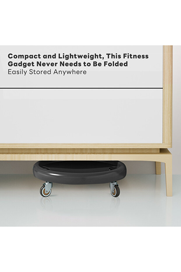 عجلة تمارين البطن الصامتة العالمية مع وسادة للركبة - 6
