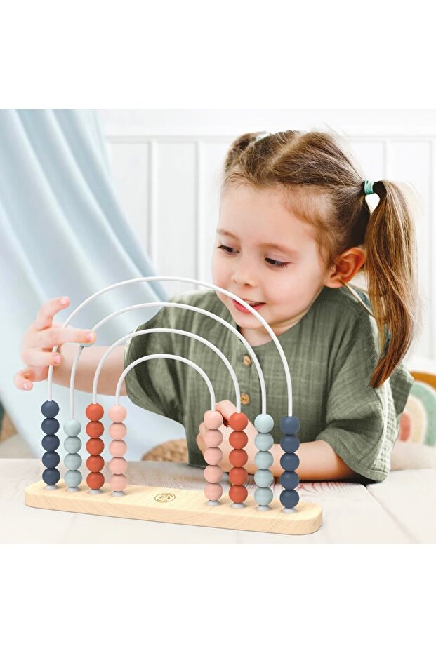 Rainbow Abacus educational toy, - 3
