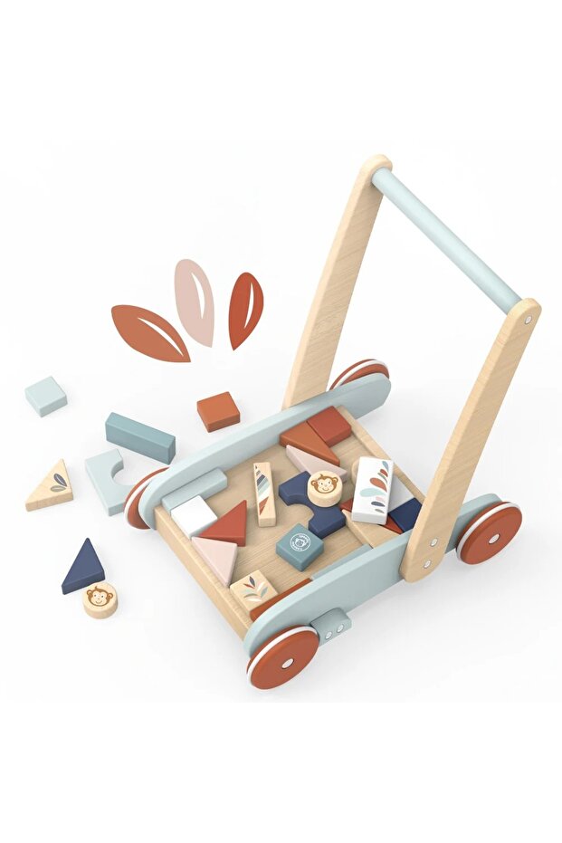 Vozík s kostkami, - 1