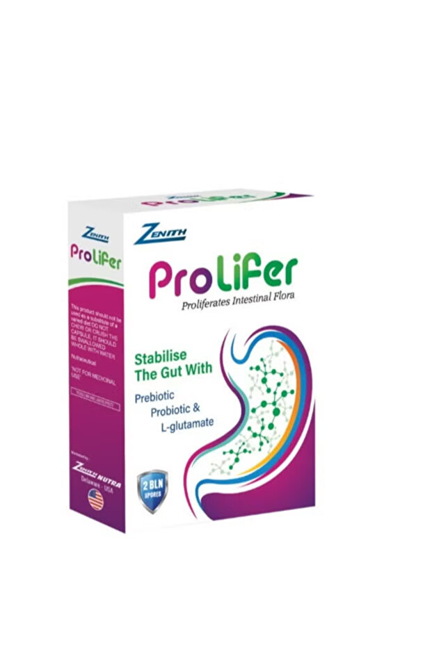 Prolifer Support Supplement Prebiotic, Probiotic L-Glutamate 30 softgels