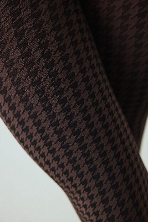 Timeless Weave Külotlu Çorap - 4