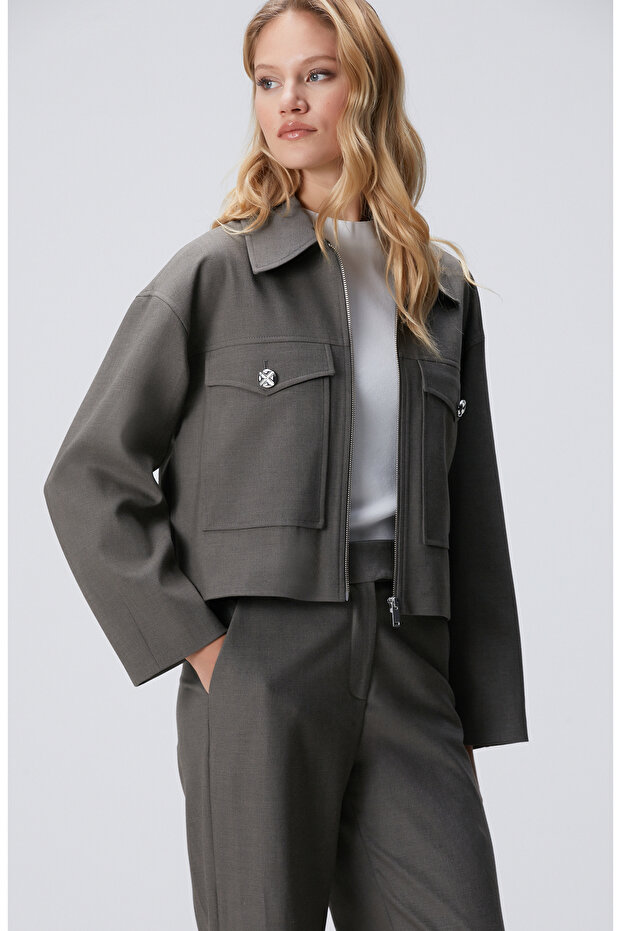 Vizon Cep Detaylı Mont - 1