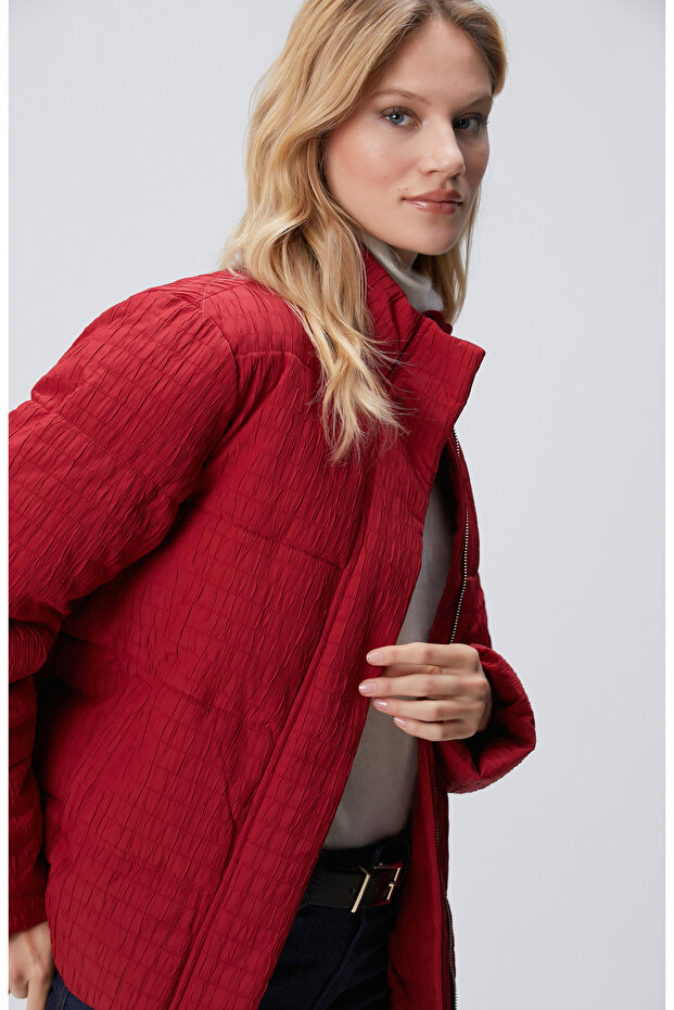 Bordo Desenli Kaban - 2