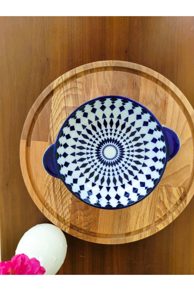 Rêve Bleu Niort New Bone China Yuvarlak Kulplu Tabak 1 ADET - 7