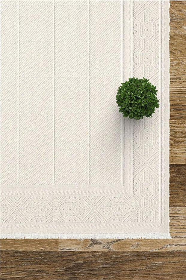 Sahra 4207 Beyaz Halı - 1